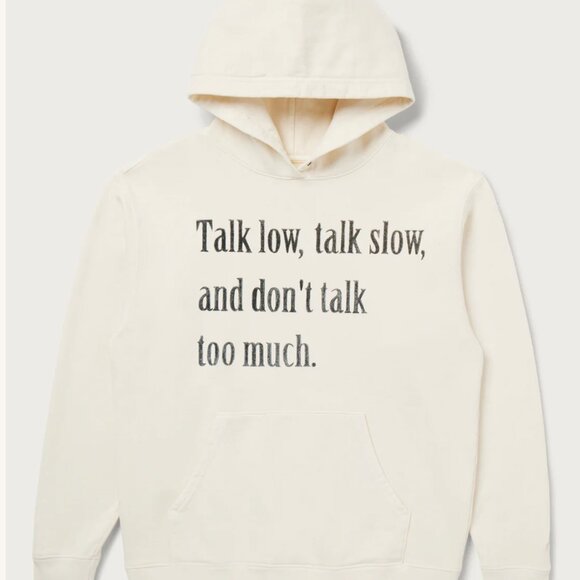 one of these days Talk Low, Talk Slow Hooded Sweatshirt - Picture 1 of 10